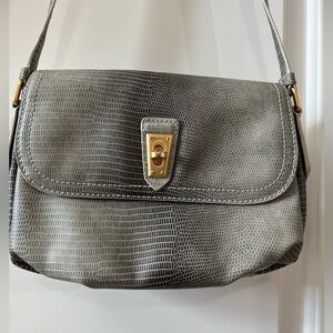 Marc By Marc Jacobs Lizzie Spotless Embossed Crossbody Bag In Moss Gray